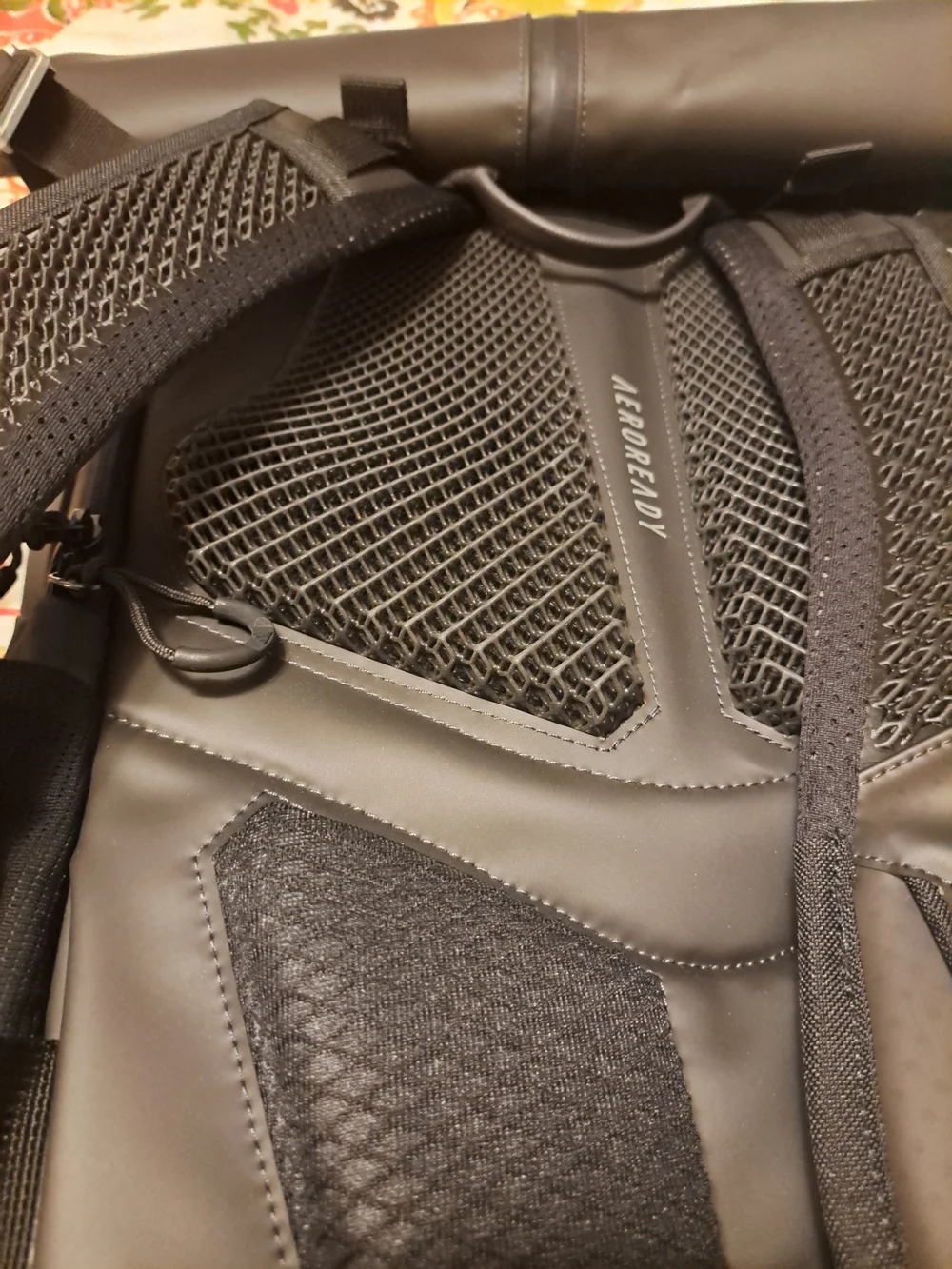 Adidas Black 4d Roll-Top Backpacking Sytem With Water Resistant/Waterproof Front